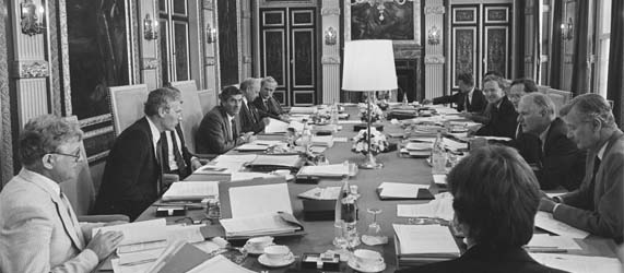  Ministerraadsvergadering 2e kabinet Lubbers (1986)